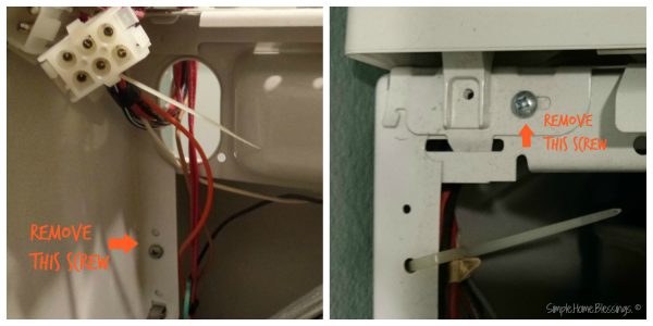 Dryer Tune-up, remove the front panel