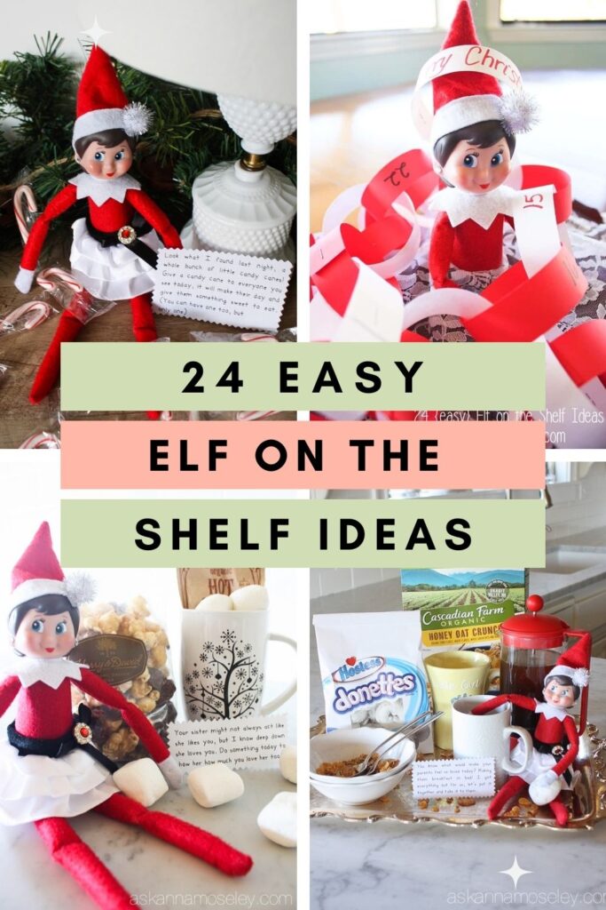 24 Easy Elf on the Shelf ideas | Ask Anna