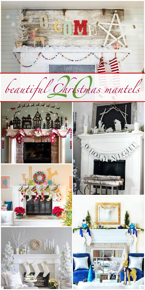 20 Beautiful Christmas Mantles - Ask Anna