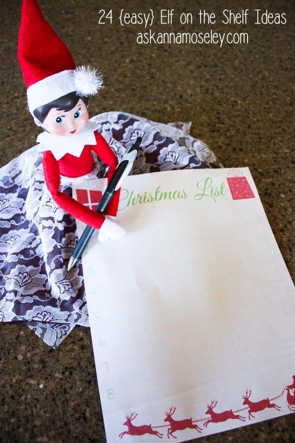 24 {easy} Elf on the Shelf ideas - Ask Anna