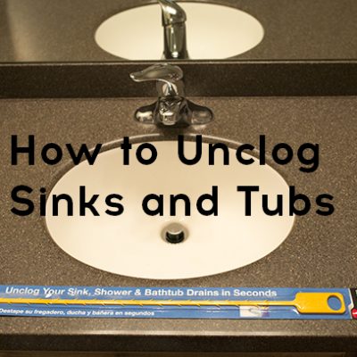 How to Unclog a Sink or Tub Drain without Chemicals