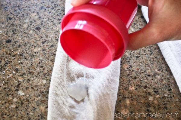 Pre-treat stains with My Ultimate Care Clorox Bleach