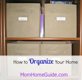 Home organization tips