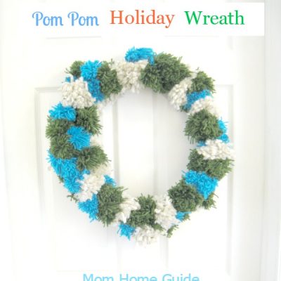 DIY Pom Pom Wreath