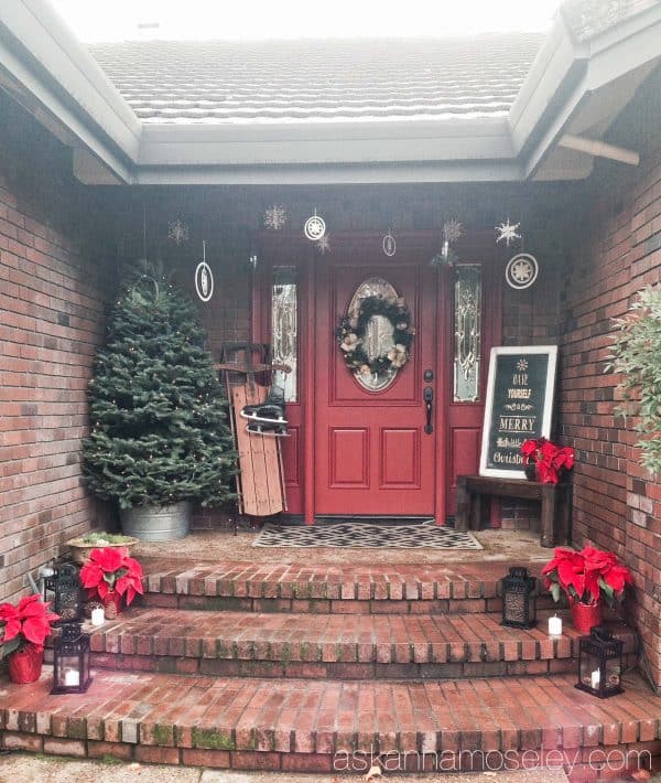 Christmas front porch - Ask Anna