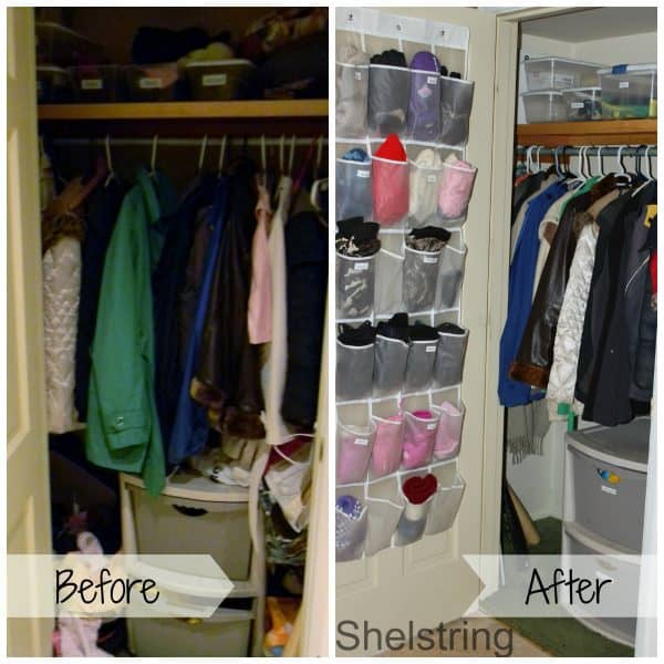 Coat Closet Organization: Thinking Outside the Box