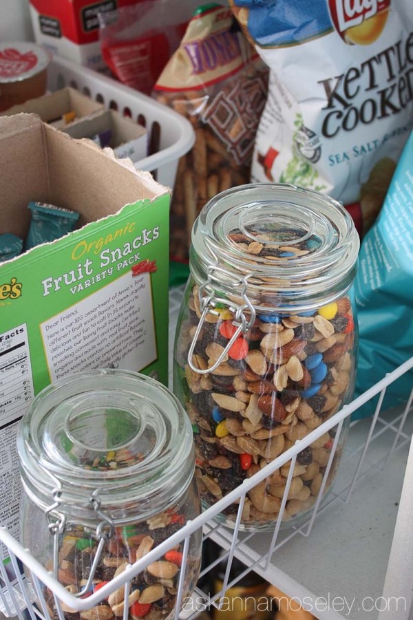 How to organize kid's snack food - Ask Anna