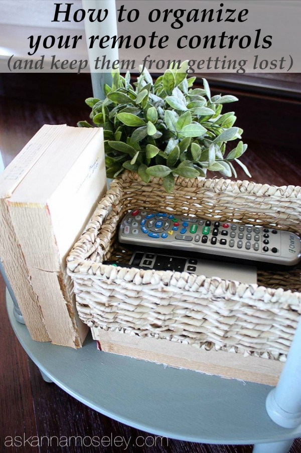 How to organize your remote controls and keep them from getting lost - Ask Anna