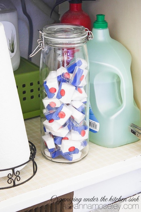 How to organize under the kitchen sink (for less than $15) - Ask Anna