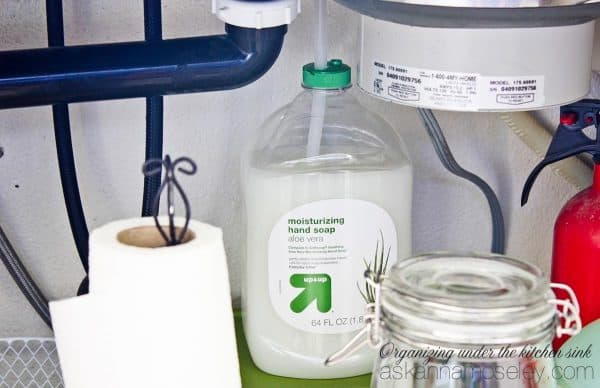 How to organize under the kitchen sink (for less than $15) - Ask Anna