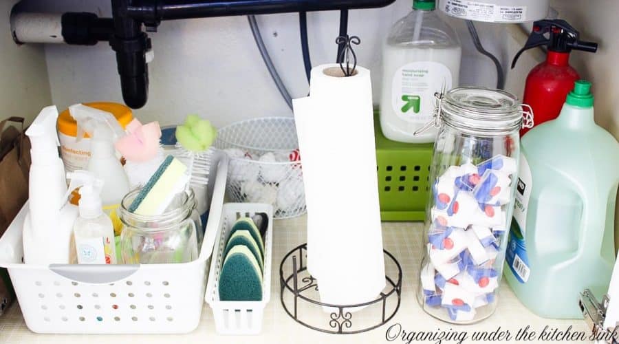 How to organize under the kitchen sink (for less than $15) - Ask Anna