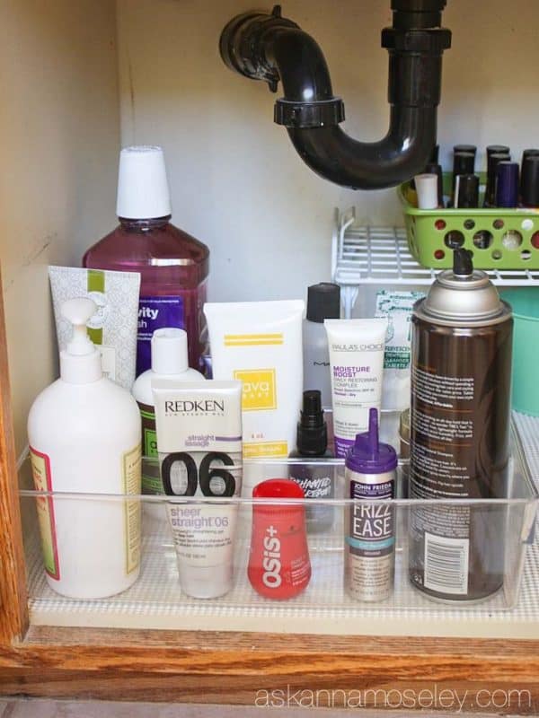 Affordable tips for organizing under the bathroom sink - Ask Anna