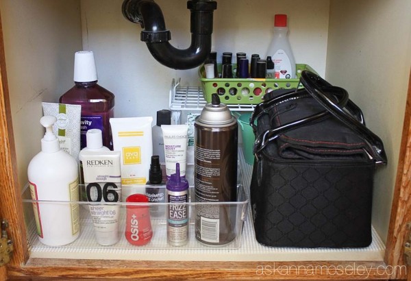 Affordable tips for organizing under the bathroom sink - Ask Anna