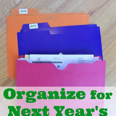 How to Organize for Next Year’s Taxes, Starting Now