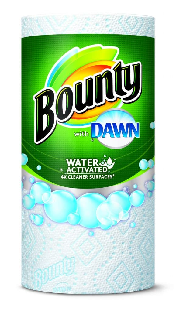 Bounty with Dawn paper towels