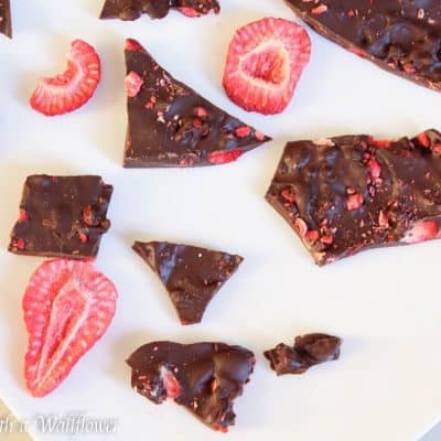 Chocolate Covered Strawberry Bark