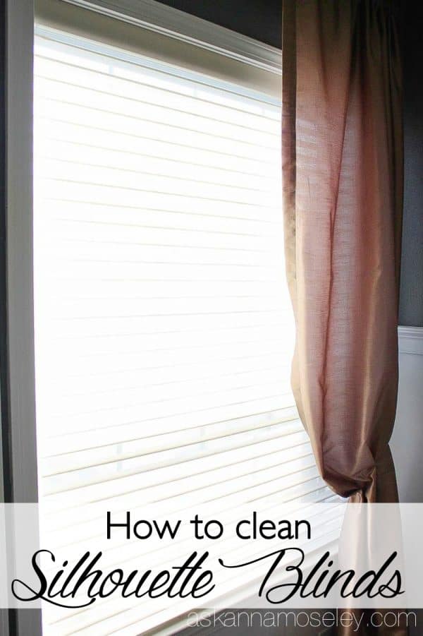 How to clean Silhouette blinds ~ Ask Anna