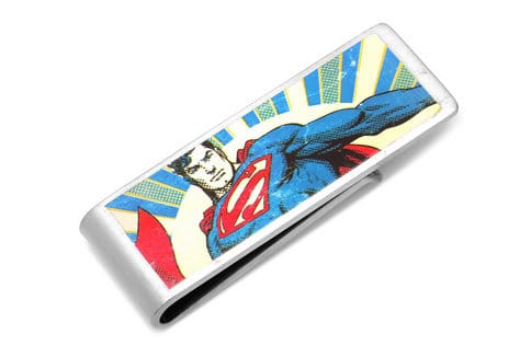 Is your man your Super Man? Show him with this fun, custom money clip. 