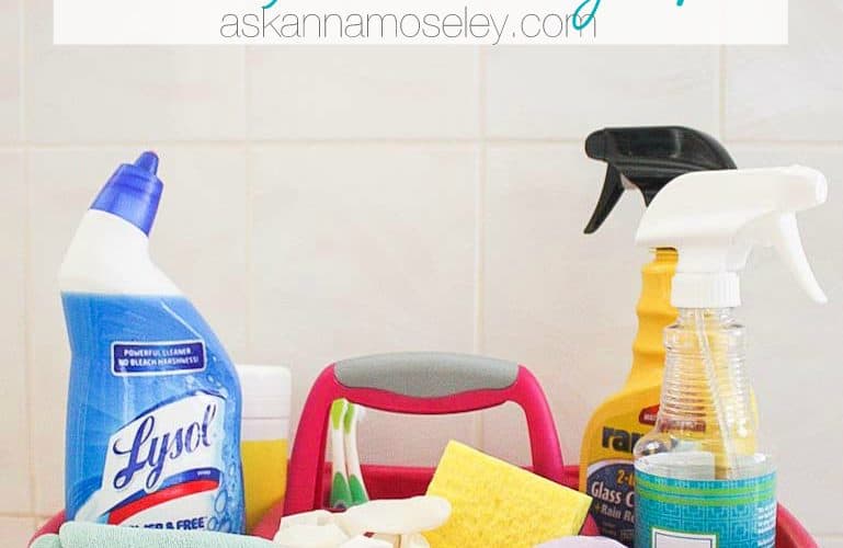 What's in my cleaning toolbox, my favorite products and a few cleaning tips - Ask Anna