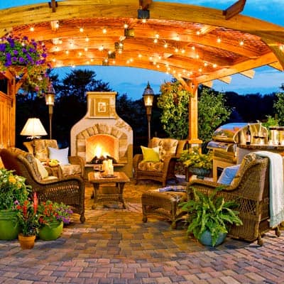 Outdoor kitchen and living room inspiration - Ask Anna