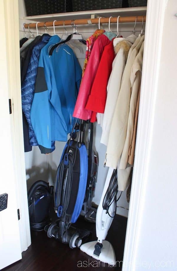 Coat closet organization - Ask Anna