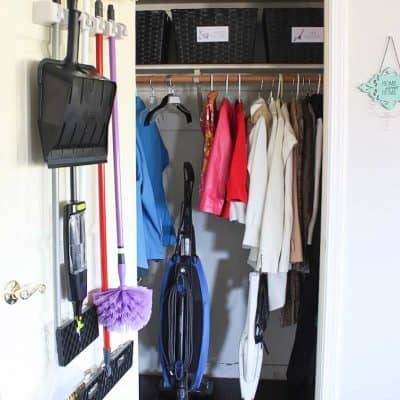 Coat Closet Organization