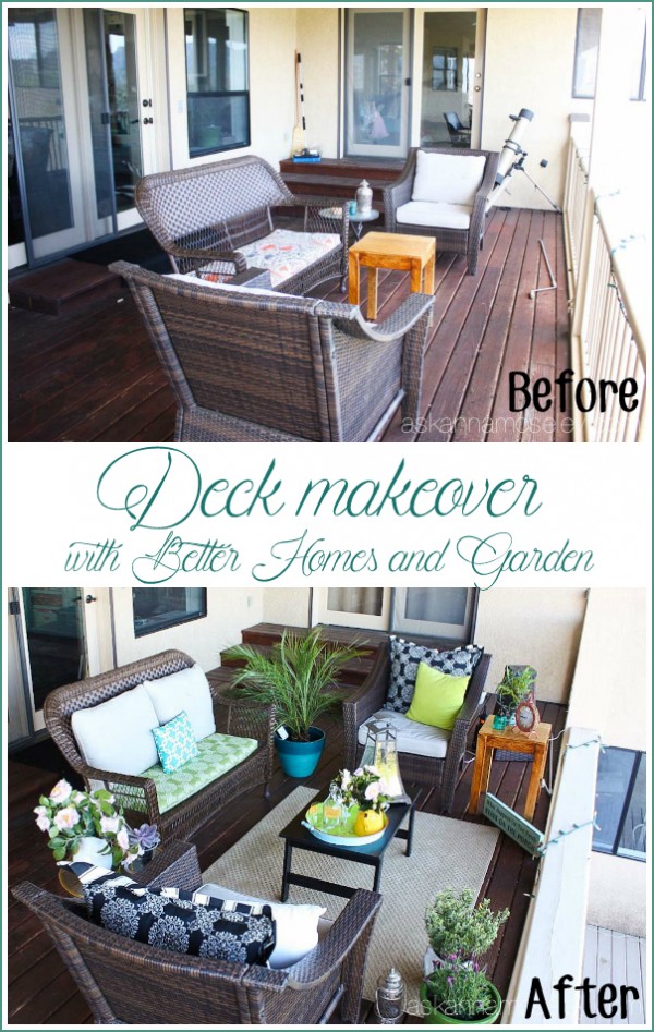 Deck makeover with Better Homes and Gardens - Ask Anna