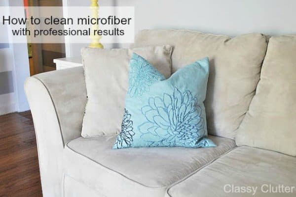 How to Clean Microfiber by Classy Clutter 