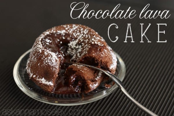 Easy to make delicious molten chocolate lava cakes - Ask Anna