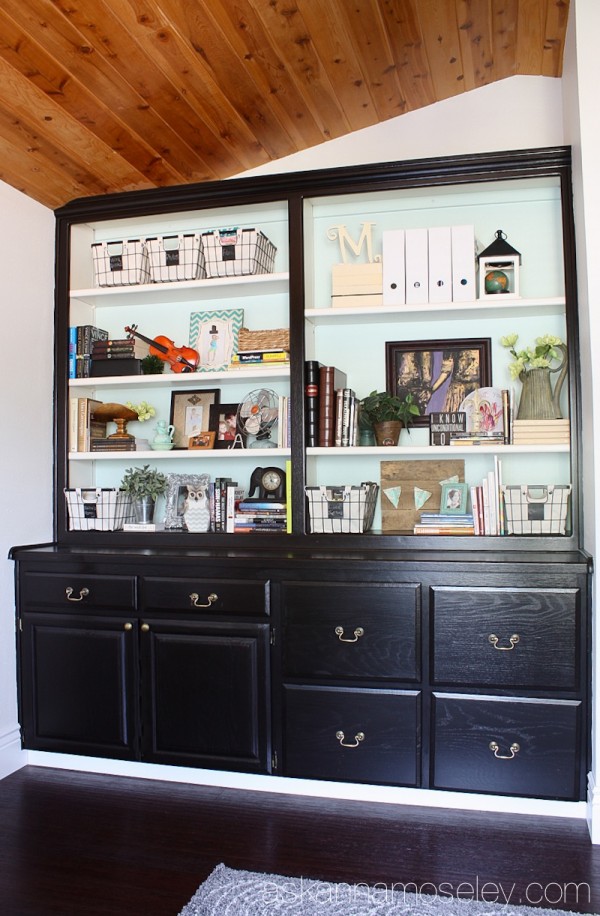 Built-in office shelves - Ask Anna