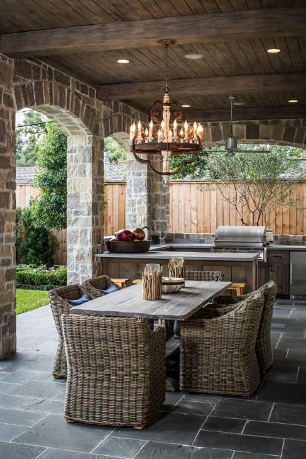 Outdoor kitchen and living room inspiration - Ask Anna