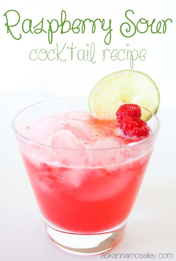 Rasberry sour cocktail recipe - Ask Anna