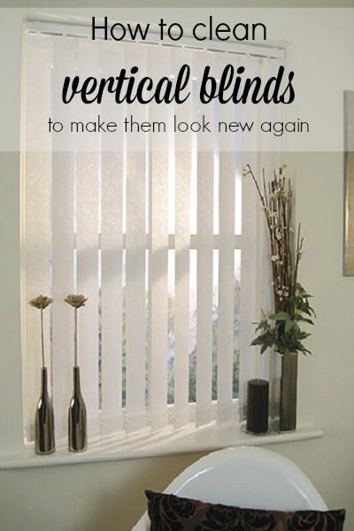 How to Clean Vertical Blinds with Bakerette