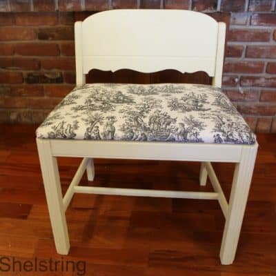 Tutorial – How to Reupholster a Chair Cushion