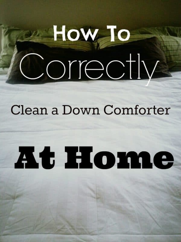 How to clean a down comforter with That Redheaded Life 