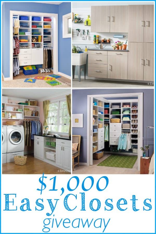 EasyClosets $1,000 giveaway - Ask Anna