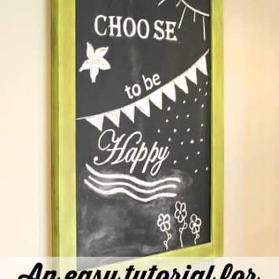 How to Create Chalkboard Art