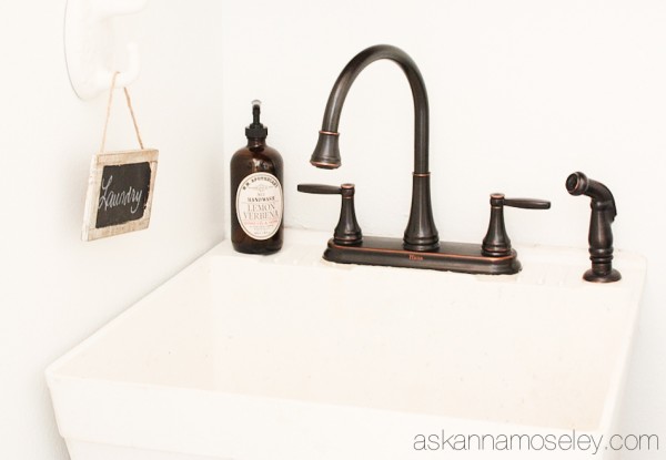 Laundry room faucet from Price Pfister - Ask Anna