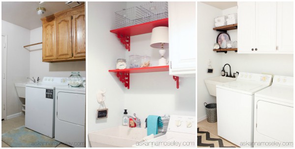 The same room, 3 times - laundry room makeovers - Ask Anna