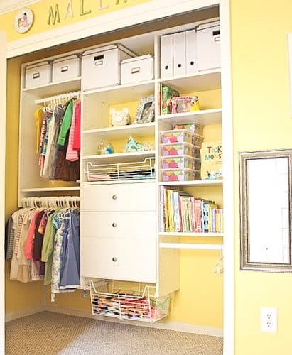 Organized kid's closet - Ask Anna