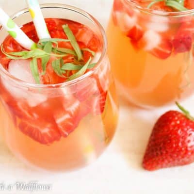 Strawberry Tarragon Lemonade