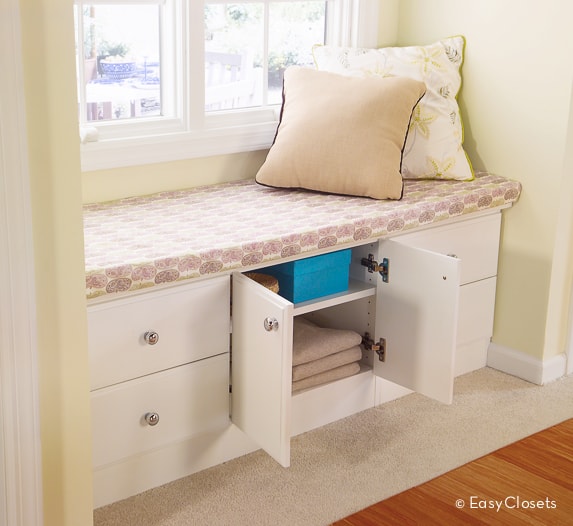 Storage bench organization