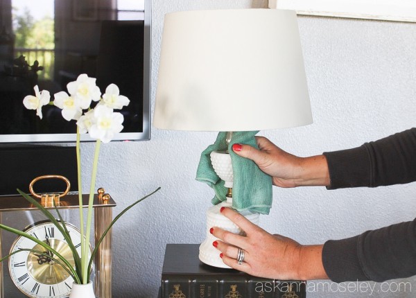 The best way to clean a lampshade (tutorial) - Ask Anna