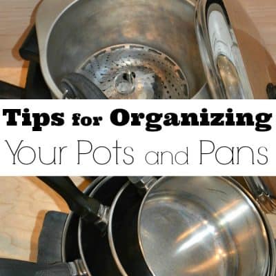 Tips for Organizing Pots and Pans