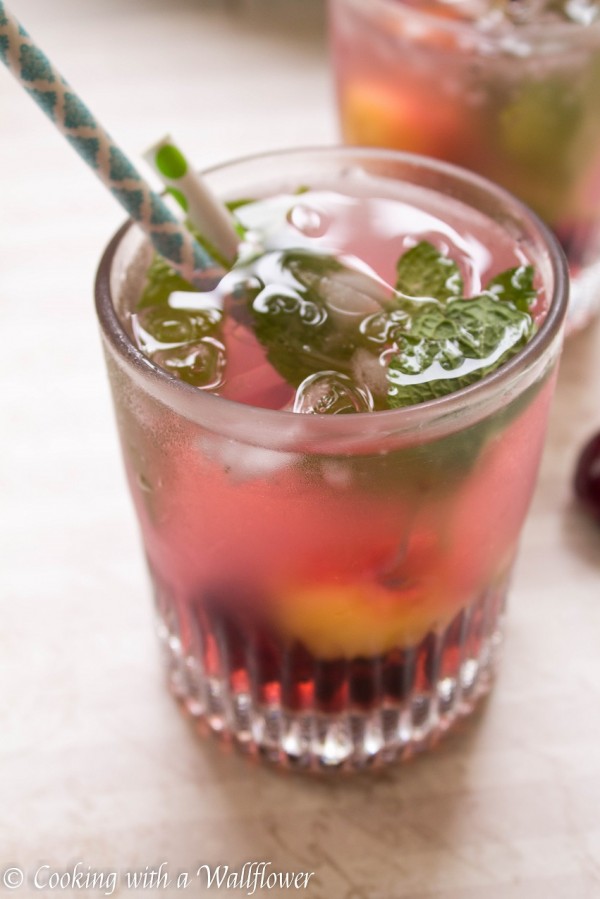 Refreshing cherry lemonade, the perfect summertime treat