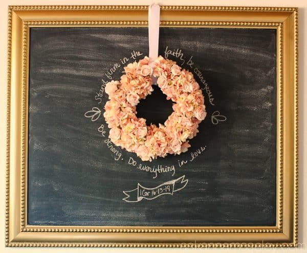 DIY large chalkboard - Ask Anna