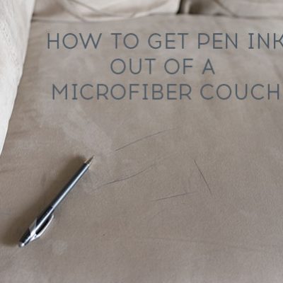 How to Get Ink out of a Microfiber Couch