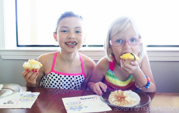 Minion cupcakes to celebrate the new Minion movie coming out in a couple weeks - Ask Anna