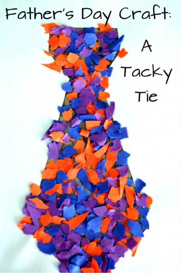 Tacky Tie for Fathers Day by Simple HOme Blessing 