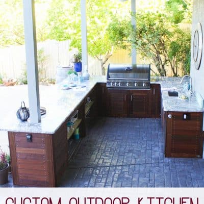 Outdoor Kitchen Reveal!!!